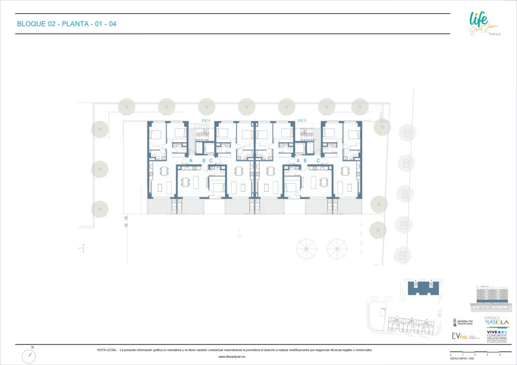 Bloque 2 Planta 1-4